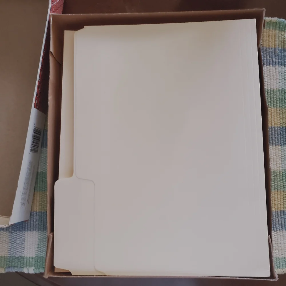 Super Tabs heavy weight folders SMEAD 1 box NIB New